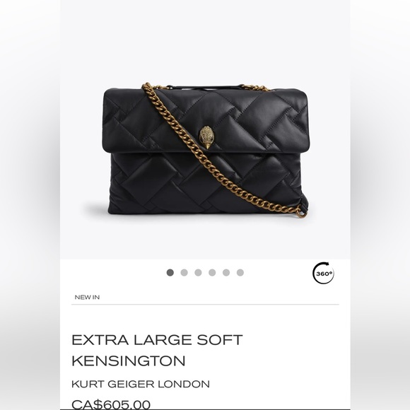 XXL Kensington Soft shoulder bag - Kurt Geiger - Picture 3 of 8